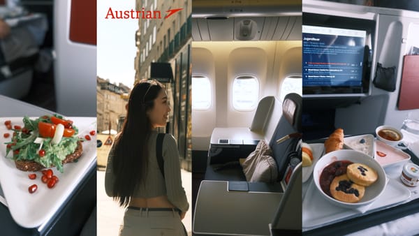 【オーストリア航空】ビジネスクラス搭乗🇦🇹 空飛ぶシェフの機内食 / コーヒー全10種類 / 空の上でカフェタイム / デメルのザッハトルテ / 豪華な機内サービスを紹介!